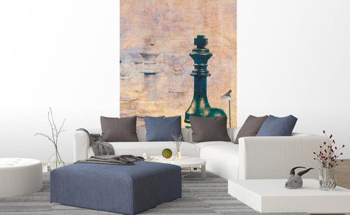 Dimex Chess Abstract Wall Mural 150x250cm 2 Panels Ambiance | Yourdecoration.co.uk