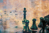 Dimex Chess Abstract Wall Mural 375x250cm 5 Panels | Yourdecoration.co.uk