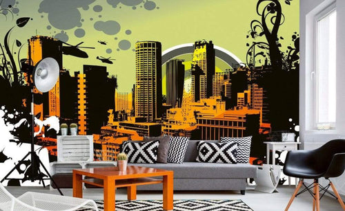 Dimex City Wall Mural 375x250cm 5 Panels Ambiance | Yourdecoration.co.uk