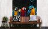 Dimex Colourful Macaw Wall Mural 225x250cm 3 Panels Ambiance | Yourdecoration.co.uk