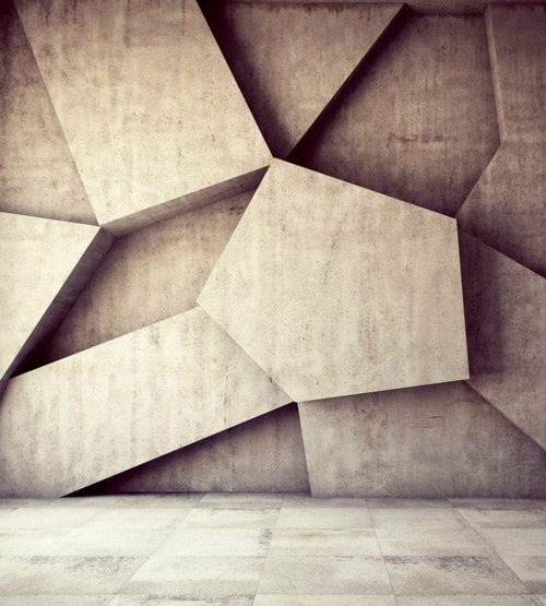Dimex Concrete Background Wall Mural 225x250cm 3 Panels | Yourdecoration.co.uk