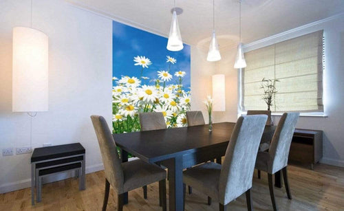 Dimex Daisies Wall Mural 150x250cm 2 Panels Ambiance | Yourdecoration.co.uk