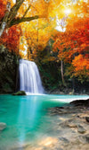 Dimex Deep Forest Waterfall Wall Mural 150x250cm 2 Panels | Yourdecoration.co.uk