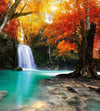 Dimex Deep Forest Waterfall Wall Mural 225x250cm 3 Panels | Yourdecoration.co.uk