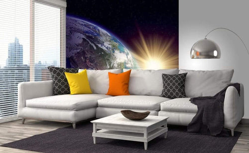 Dimex Earth Wall Mural 225x250cm 3 Panels Ambiance | Yourdecoration.co.uk