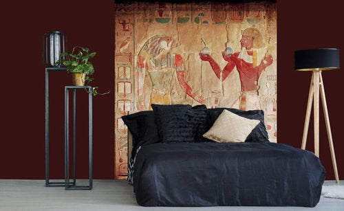 Dimex Egypt Painting Wall Mural 225x250cm 3 Panels Ambiance | Yourdecoration.co.uk