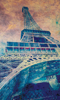 Dimex Eiffel Tower Abstract I Wall Mural 150x250cm 2 Panels | Yourdecoration.co.uk