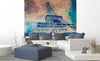 Dimex Eiffel Tower Abstract I Wall Mural 225x250cm 3 Panels Ambiance | Yourdecoration.co.uk
