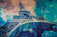 Dimex Eiffel Tower Abstract I Wall Mural 375x250cm 5 Panels | Yourdecoration.co.uk