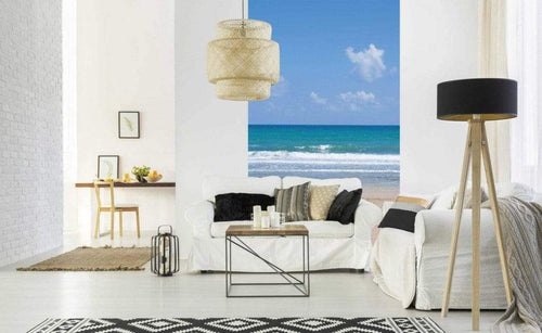 Dimex Empty Beach Wall Mural 150x250cm 2 Panels Ambiance | Yourdecoration.co.uk