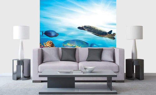 Dimex Fish Wall Mural 225x250cm 3 Panels Ambiance | Yourdecoration.co.uk