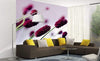 Dimex Floral Violet Wall Mural 225x250cm 3 Panels Ambiance | Yourdecoration.co.uk