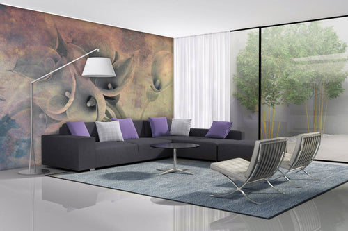Dimex Flower Abstract I Wall Mural 375x250cm 5 Panels Ambiance | Yourdecoration.co.uk