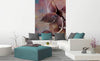 Dimex Flower Abstract II Wall Mural 150x250cm 2 Panels Ambiance | Yourdecoration.co.uk