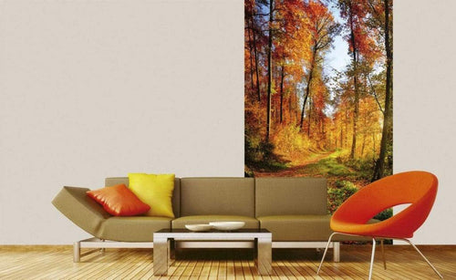 Dimex Forest Walk Wall Mural 150x250cm 2 Panels Ambiance | Yourdecoration.co.uk