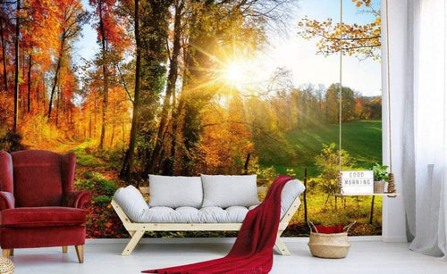 Dimex Forest Walk Wall Mural 375x250cm 5 Panels Ambiance | Yourdecoration.co.uk