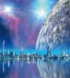 Dimex Futuristic City Wall Mural 225x250cm 3 Panels | Yourdecoration.co.uk