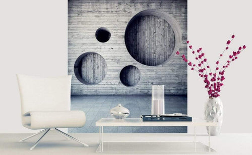 Dimex Geometric Background Wall Mural 225x250cm 3 Panels Ambiance | Yourdecoration.co.uk