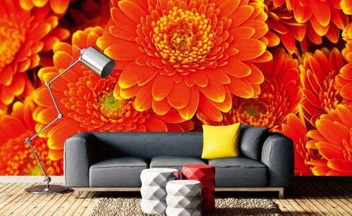 Dimex Gerbera Wall Mural 375x250cm 5 Panels Ambiance | Yourdecoration.co.uk