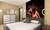 Dimex Girl in Garage Wall Mural 225x250cm 3 Panels Ambiance | Yourdecoration.co.uk