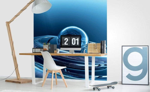 Dimex Glass Sphere Wall Mural 225x250cm 3 Panels Ambiance | Yourdecoration.co.uk
