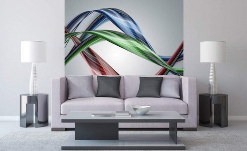 Dimex Glossy Wave Wall Mural 225x250cm 3 Panels Ambiance | Yourdecoration.co.uk