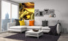 Dimex Golden Wires Wall Mural 150x250cm 2 Panels Ambiance | Yourdecoration.co.uk