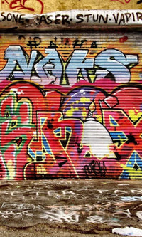 Dimex Graffiti Street Wall Mural 150x250cm 2 Panels | Yourdecoration.co.uk