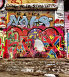 Dimex Graffiti Street Wall Mural 225x250cm 3 Panels | Yourdecoration.co.uk