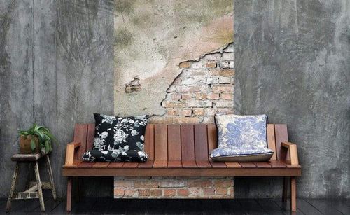 Dimex Grunge Wall Wall Mural 150x250cm 2 Panels Ambiance | Yourdecoration.co.uk
