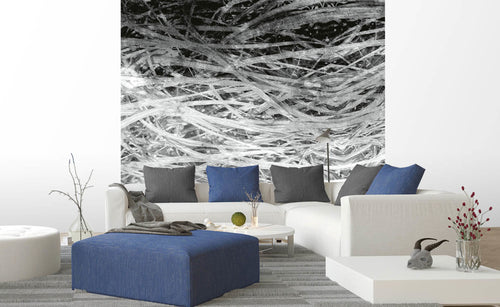 Dimex Hay Abstract II Wall Mural 225x250cm 3 Panels Ambiance | Yourdecoration.co.uk