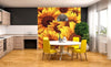 Dimex Helianthus Wall Mural 225x250cm 3 Panels Ambiance | Yourdecoration.co.uk