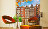 Dimex Houses in Amsterdam Wall Mural 225x250cm 3 Panels Ambiance | Yourdecoration.co.uk