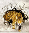 Dimex Hunting Panther Wall Mural 225x250cm 3 Panels | Yourdecoration.co.uk