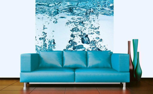 Dimex Ice Cubes Wall Mural 225x250cm 3 Panels Ambiance | Yourdecoration.co.uk