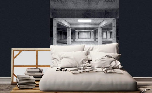 Dimex Industrial Hall Wall Mural 225x250cm 3 Panels Ambiance | Yourdecoration.co.uk