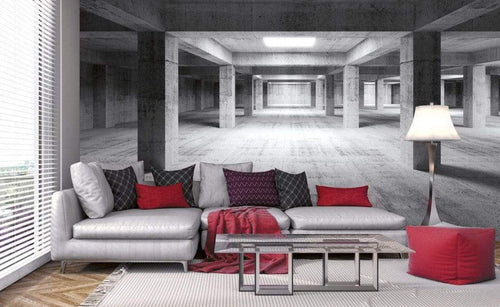 Dimex Industrial Hall Wall Mural 375x250cm 5 Panels Ambiance | Yourdecoration.co.uk