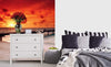 Dimex Jetty in Sunset Wall Mural 225x250cm 3 Panels Ambiance | Yourdecoration.co.uk