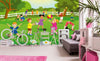 Dimex Kids in Garden Wall Mural 375x250cm 5 Panels Ambiance | Yourdecoration.co.uk