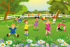 Dimex Kids in Garden Wall Mural 375x250cm 5 Panels | Yourdecoration.co.uk