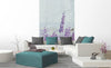 Dimex Lavender Abstract Wall Mural 150x250cm 2 Panels Ambiance | Yourdecoration.co.uk
