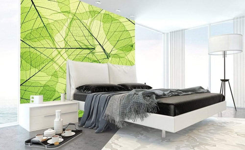 Dimex Leaf Veins Wall Mural 225x250cm 3 Panels Ambiance | Yourdecoration.co.uk