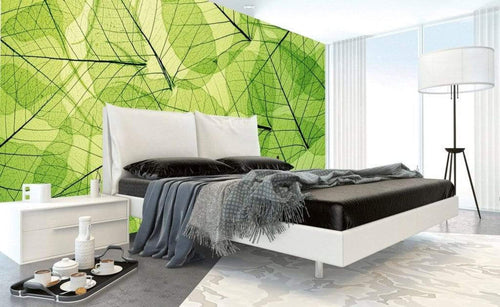 Dimex Leaf Veins Wall Mural 375x250cm 5 Panels Ambiance | Yourdecoration.co.uk