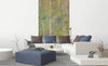 Dimex Leaves Abstract Wall Mural 150x250cm 2 Panels Ambiance | Yourdecoration.co.uk