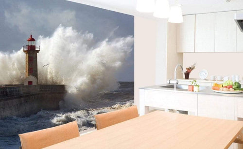 Dimex Lighthouse Wall Mural 225x250cm 3 Panels Ambiance | Yourdecoration.co.uk