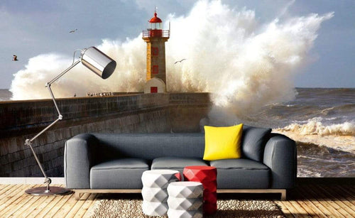 Dimex Lighthouse Wall Mural 375x250cm 5 Panels Ambiance | Yourdecoration.co.uk