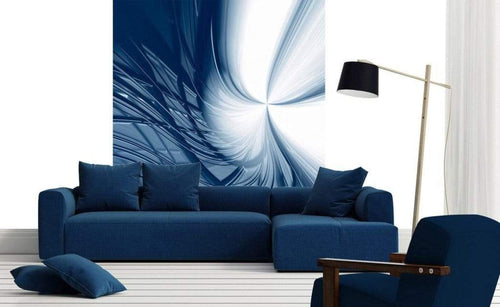 Dimex Lines Abstraction Wall Mural 225x250cm 3 Panels Ambiance | Yourdecoration.co.uk
