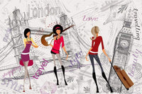 Dimex London Style Wall Mural 375x250cm 5 Panels | Yourdecoration.co.uk