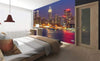 Dimex Manhattan at Night Wall Mural 225x250cm 3 Panels Ambiance | Yourdecoration.co.uk