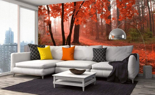 Dimex Misty Forest Wall Mural 375x250cm 5 Panels Ambiance | Yourdecoration.co.uk